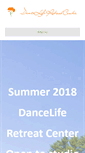 Mobile Screenshot of danceliferetreat.com